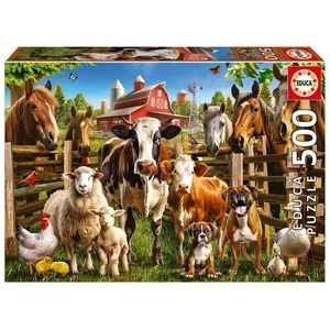 Educa 19905 - Haverok a farmon - 500 db-os puzzle