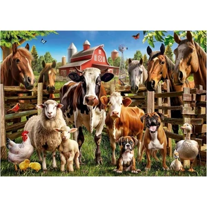Educa 19905 - Haverok a farmon - 500 db-os puzzle