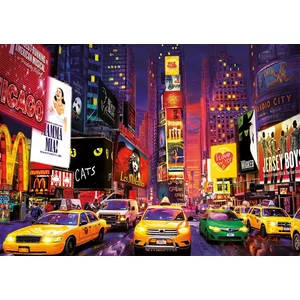 Educa 18499 - Neon puzzle - Time Square, New York - 1000 db-os puzzle