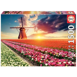 Educa 18465 - Tulipánmező - 1500 db-os puzzle