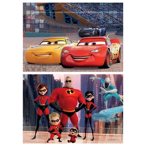 Educa 18598 - Disney Pixar mesék - 2 x 50 db-os fa puzzle