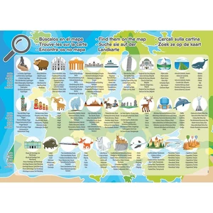 Educa 18607-  Európa térképe - 150 db-os puzzle