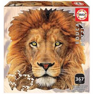 Educa 18653 - Oroszlán fej - 367 db-os Sziluett puzzle