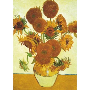 Educa 2x1000 db-os puzzle - Van Gogh - Napraforgók + Éjjeli kávézó, Klimt (18491)