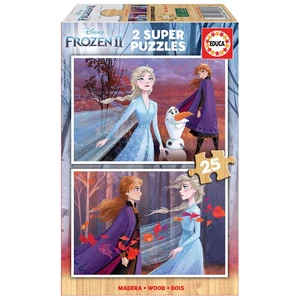 Educa 18085 - Jégvarázs 2 - 2 x 25 db-os fa puzzle