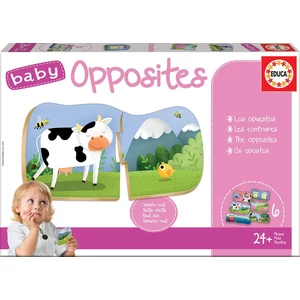 Educa 18122 - Ellentétek - Baby oktató puzzle