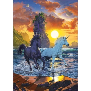 Educa 19025 - Unikornisok a naplementében - 1000 db-os puzzle 