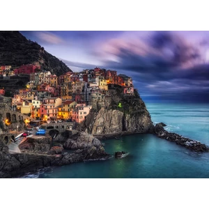 Enjoy Puzzle - 1077 - Manarola at Dusk, Cinque Terre, Italy - 1000 db-os puzzle