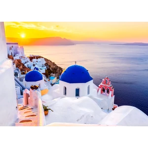 Enjoy Puzzle - 1230 - Sunrise over Santorini, Greece - 1000 db-os puzzle