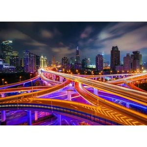 Enjoy Puzzle - 1275 - Shanghai Downtown at Night - 1000 db-os puzzle