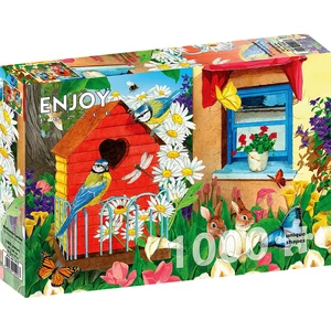 Enjoy Puzzle - 1913 - Birdhouse Garden - 1000 db-os puzzle