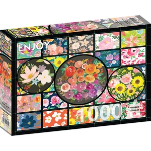 Enjoy Puzzle - 2045 - Lacy's Flower Garden - 1000 db-os puzzle