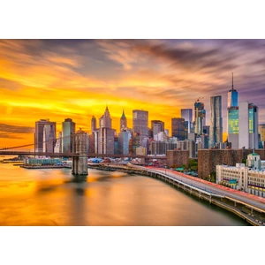 Enjoy 2081 - New York City Skyline at Dusk - 1000 db-os puzzle - Puzzle ...