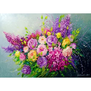 Enjoy Puzzle - 1762 - A Bouquet of Roses for Her - 1000 db-os puzzle