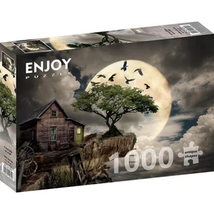 Enjoy Puzzle - 1614 - A Log Cabin on a Cliff - 1000 db-os puzzle
