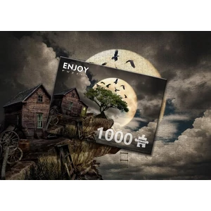 Enjoy Puzzle - 1614 - A Log Cabin on a Cliff - 1000 db-os puzzle