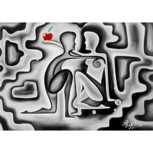 Enjoy Puzzle - 1850 - Adam and Eve - 1000 db-os puzzle