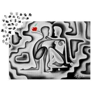 Enjoy Puzzle - 1850 - Adam and Eve - 1000 db-os puzzle