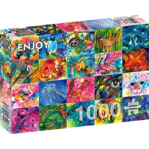 Enjoy Puzzle - 2043 - Animal Magic - 1000 db-os puzzle