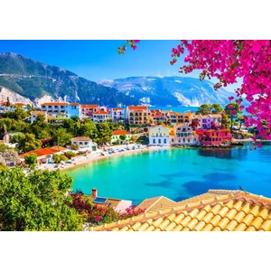 Enjoy Puzzle - 2092 - Assos Village in Cephalonia, Greece - 1000 db-os puzzle