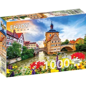 Enjoy Puzzle - 2095 - Bamberg Old Town, Germany - 1000 db-os puzzle