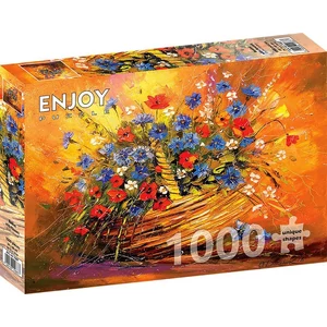 Enjoy Puzzle - 1687 - Basket with Flowers - 1000 db-os puzzle
