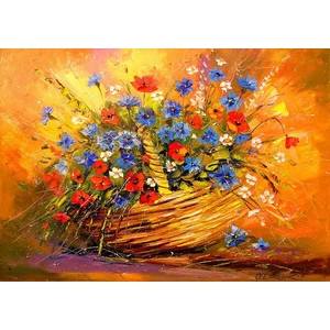 Enjoy Puzzle - 1687 - Basket with Flowers - 1000 db-os puzzle