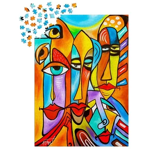 Enjoy Puzzle - 1865 - Bico Faces - 1000 db-os puzzle