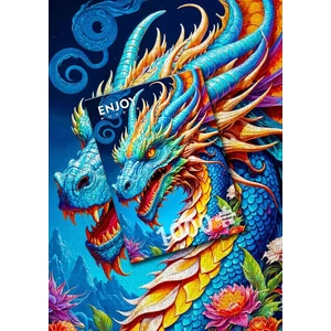 Enjoy Puzzle - 2143 - Blue Dragon - 1000 db-os puzzle