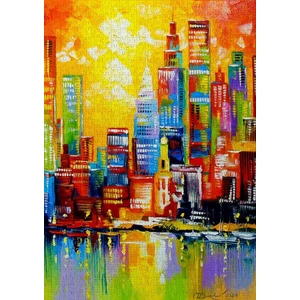 Enjoy Puzzle - 1784 - Bright New York City - 1000 db-os puzzle