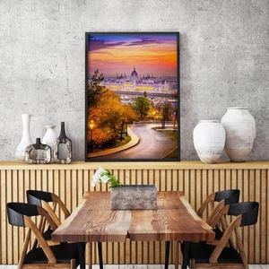 Enjoy Puzzle - 2115 - Buda District with Hungarian Parliament - 1000 db-os puzzle