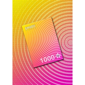 Enjoy Puzzle - 1305 - Circle Gradient Number Two - 1000 db-os puzzle