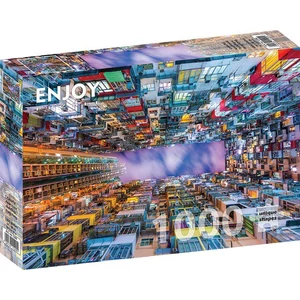 Enjoy Puzzle - 1290 - Colorful Apartment Building