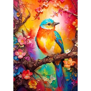 Enjoy Puzzle - 2147 - Colorful Birdie - 1000 db-os puzzle