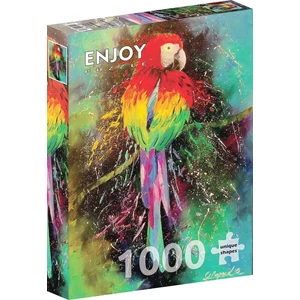 Enjoy Puzzle - 1787 - Colorful Parrot - 1000 db-os puzzle