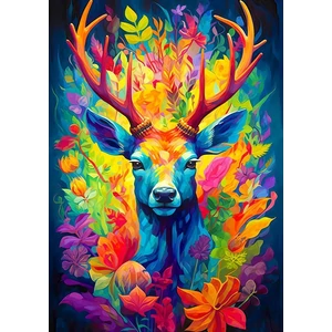 Enjoy Puzzle - 2222 - Crowned Stag - 1000 db-os puzzle