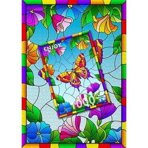 Enjoy Puzzle - 2120 - Crystal Butterfly - 1000 db-os puzzle