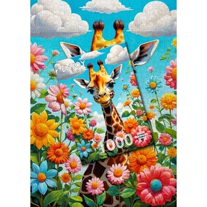 Enjoy Puzzle - 2151 - Cute Giraffe - 1000 db-os puzzle