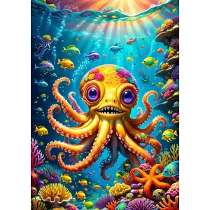 Enjoy Puzzle - 2158 - Cute Octopus - 1000 db-os puzzle