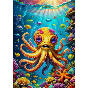 Enjoy Puzzle - 2158 - Cute Octopus - 1000 db-os puzzle