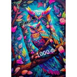 Enjoy Puzzle - 2224 - Dazzling Owl - 1000 db-os puzzle