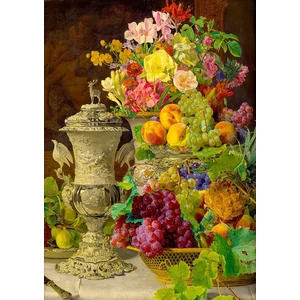 Enjoy Puzzle - 1218 - Ferdinand Georg Waldmuller: Still Life with Fruits - 1000 db-os puzzle