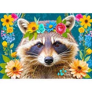 Enjoy 2389 - Floral Raccoon - 1000 db-os puzzle