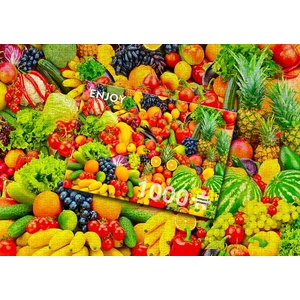 Enjoy Puzzle - 1353 - Fruits and Vegetables - 1000 db-os puzzle