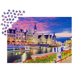 Enjoy Puzzle - 2097 - Ghent at Twilight, Belgium - 1000 db-os puzzle