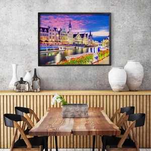 Enjoy Puzzle - 2097 - Ghent at Twilight, Belgium - 1000 db-os puzzle