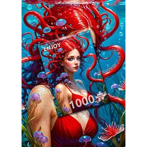 Enjoy Puzzle - 2141 - Ginger Mermaid - 1000 db-os puzzle