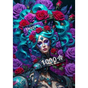 Enjoy Puzzle - 2169 - Gothic Flowers Portrait - 1000 db-os puzzle