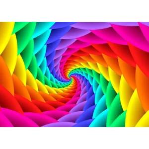 Enjoy Puzzle - 1638 - Gradient Rainbow Swirl - 1000 db-os puzzle