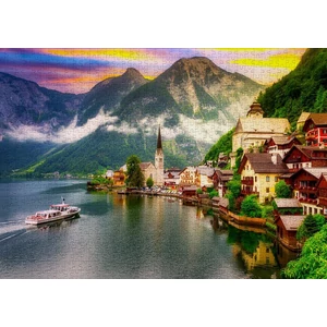 Enjoy Puzzle - 2089 - Hallstatt Town at Sunset, Austria - 1000 db-os puzzle
